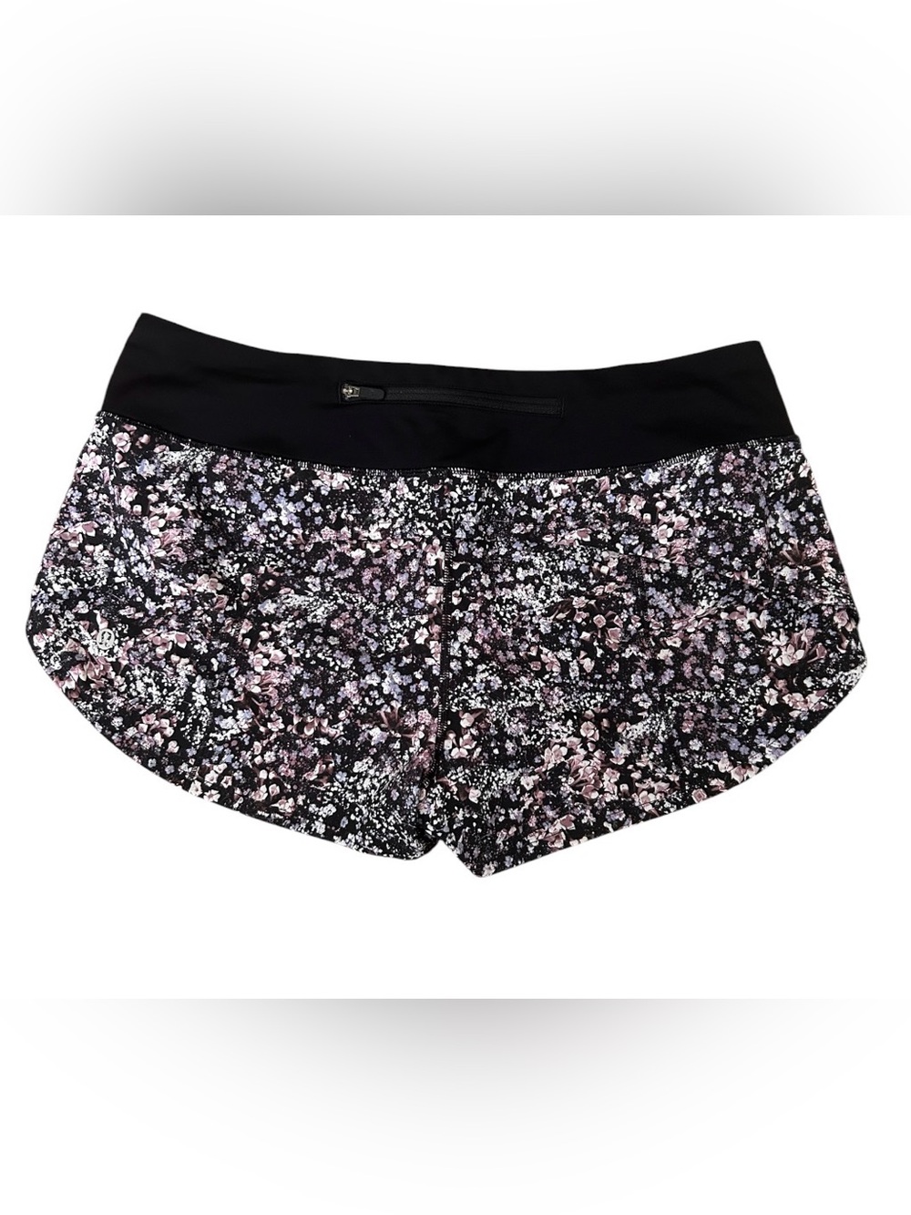 Lululemon Speed Up Lined Shorts Women’s Size 8 Floral Spritz Multi Color Black